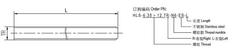 HLS高螺旋線絲桿 HLS高螺旋線絲桿